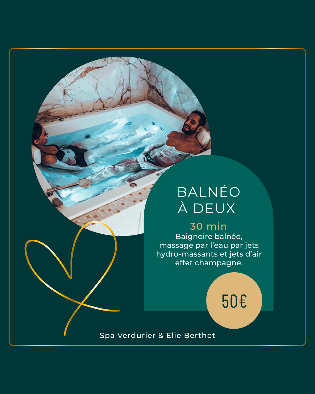 Offre Saint-Valentin balneo à petit prix